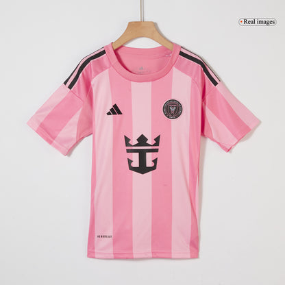 Inter Miami CF Home Soccer Jersey Kit 2025 Kids(Jersey+Shorts)