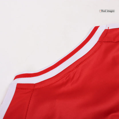 Camiseta y Pantalones Cortos de Fútbol de Local del Manchester United para Niños (2024/25)