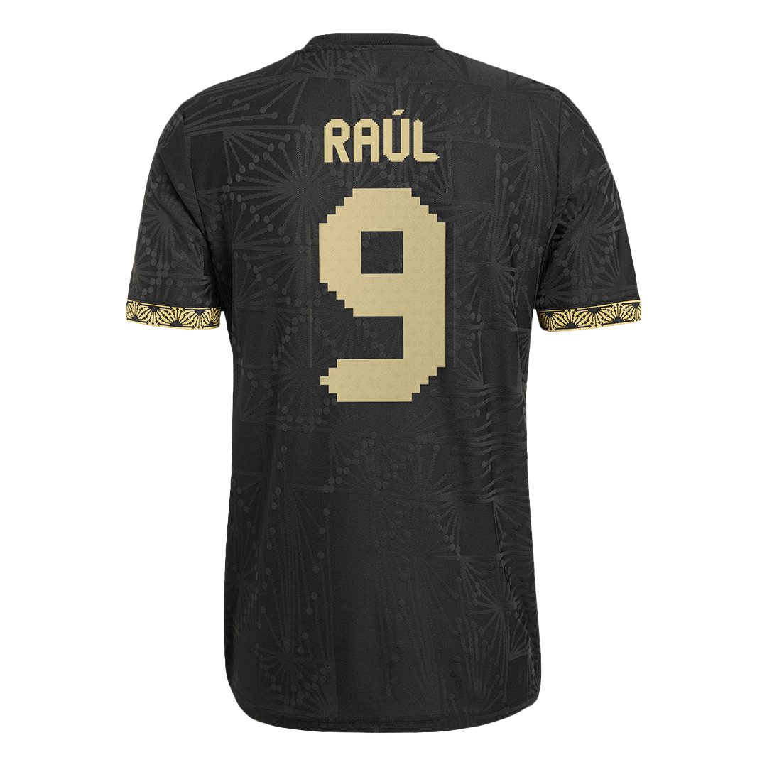Camiseta de fútbol auténtica RAÚL #9 México Tercera Equipación Copa Oro 2025