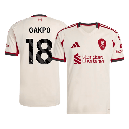 GAKPO #18 gostujoči nogometni dres Liverpoola 2025/26