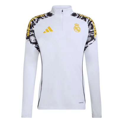 Otroški komplet trenirke z zadrgo Real Madrid x MARVEL (zgornji del + hlače) 25/26, bela barva