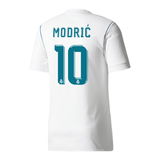 MODRIĆ #10 Real Madrid Camiseta Retro de Fútbol Local 2017/18