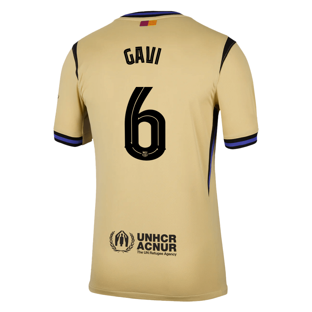 GAVI #6 nogometni dres Barcelona za gostovanja 2025/26 - UCL