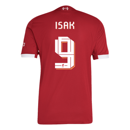 ISAK #9 domači avtentični nogometni dres Liverpool 2025/26