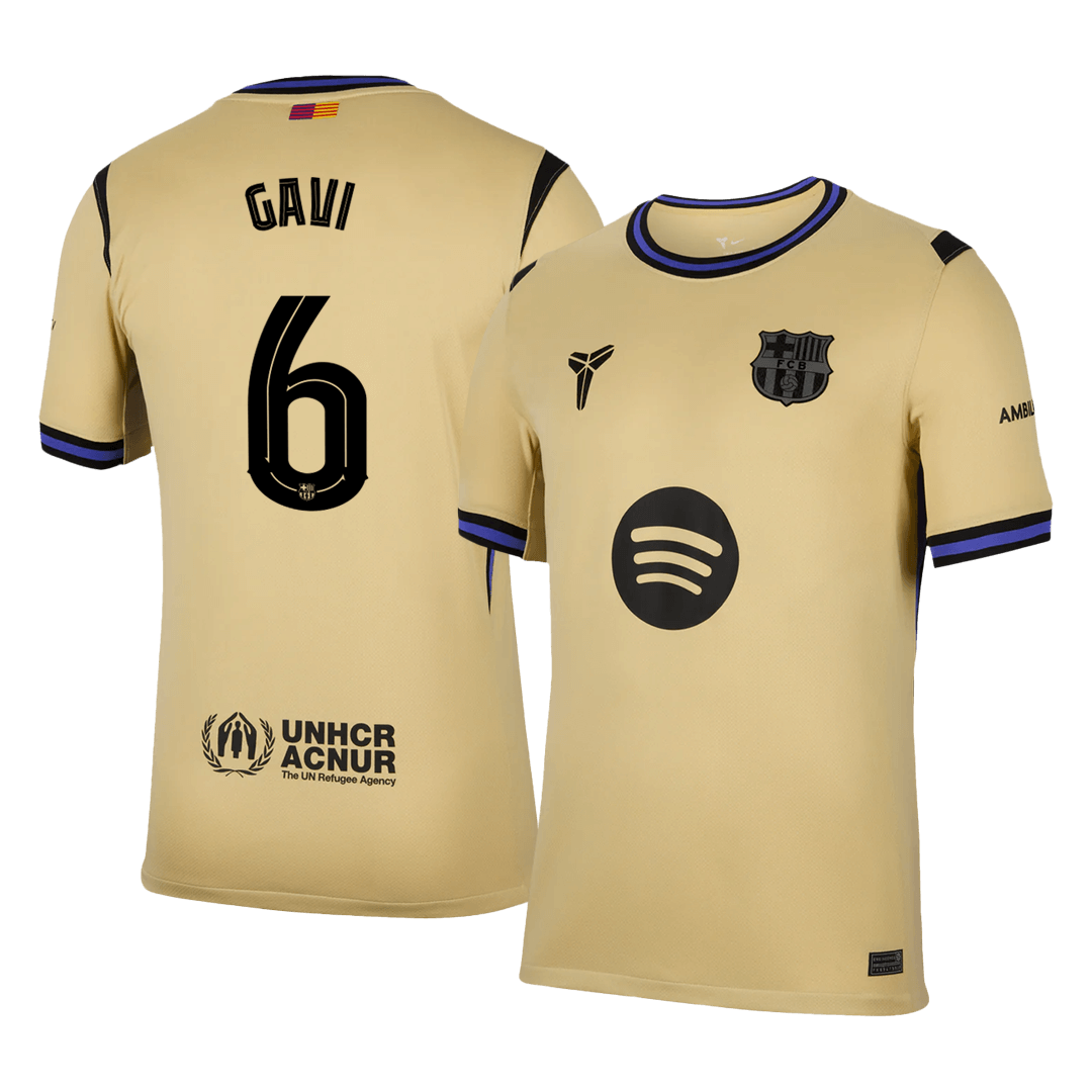 GAVI #6 nogometni dres Barcelona za gostovanja 2025/26 - UCL