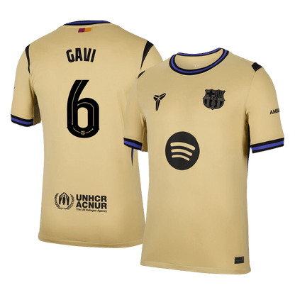 GAVI #6 nogometni dres Barcelona za gostovanja 2025/26 - UCL