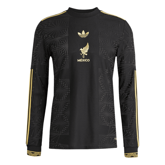 Authentic Mexico Long Sleeve Third Away Soccer Jersey 2025 - Gold Cup