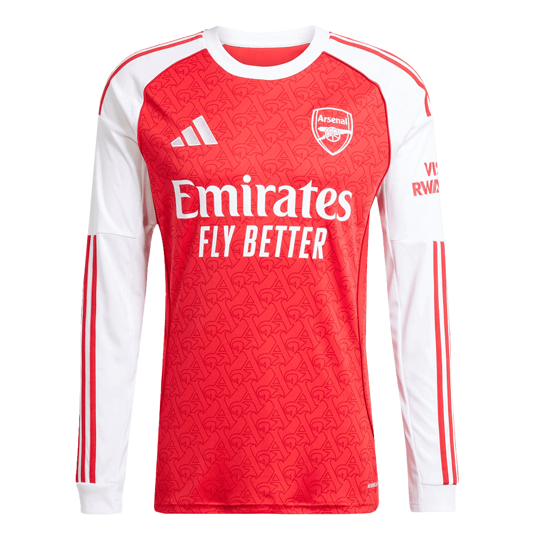 Camiseta de fútbol de manga larga de local del Arsenal 2025/26