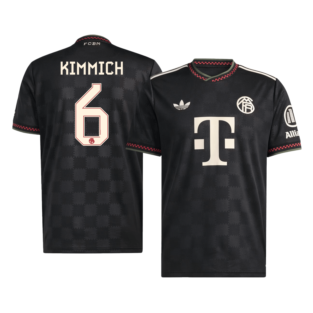KIMMICH #6 Camiseta de fútbol Bayern Múnich Tercera Equipación Personalizada 2025/26