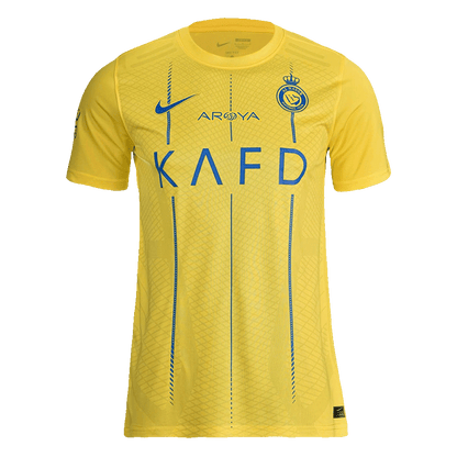 Gift-Replica Nike Al Nassr Home Soccer Jersey 2023/24 Yellow