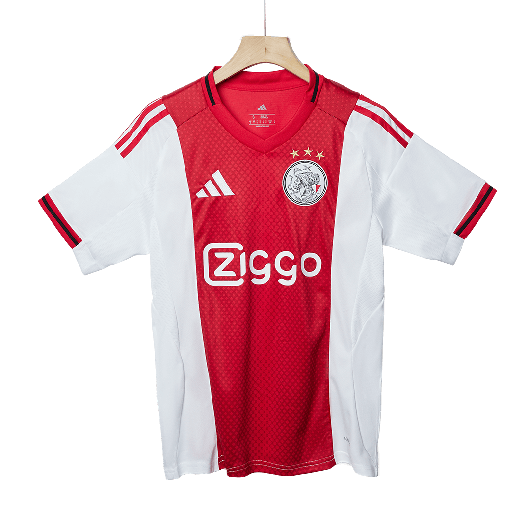 Domači nogometni dres Ajax 2025/26 rdeče-bel