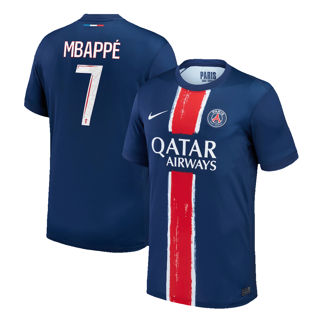 MBAPPÉ #7 PSG Nogometni dres domači Custom Shirt 2024/25