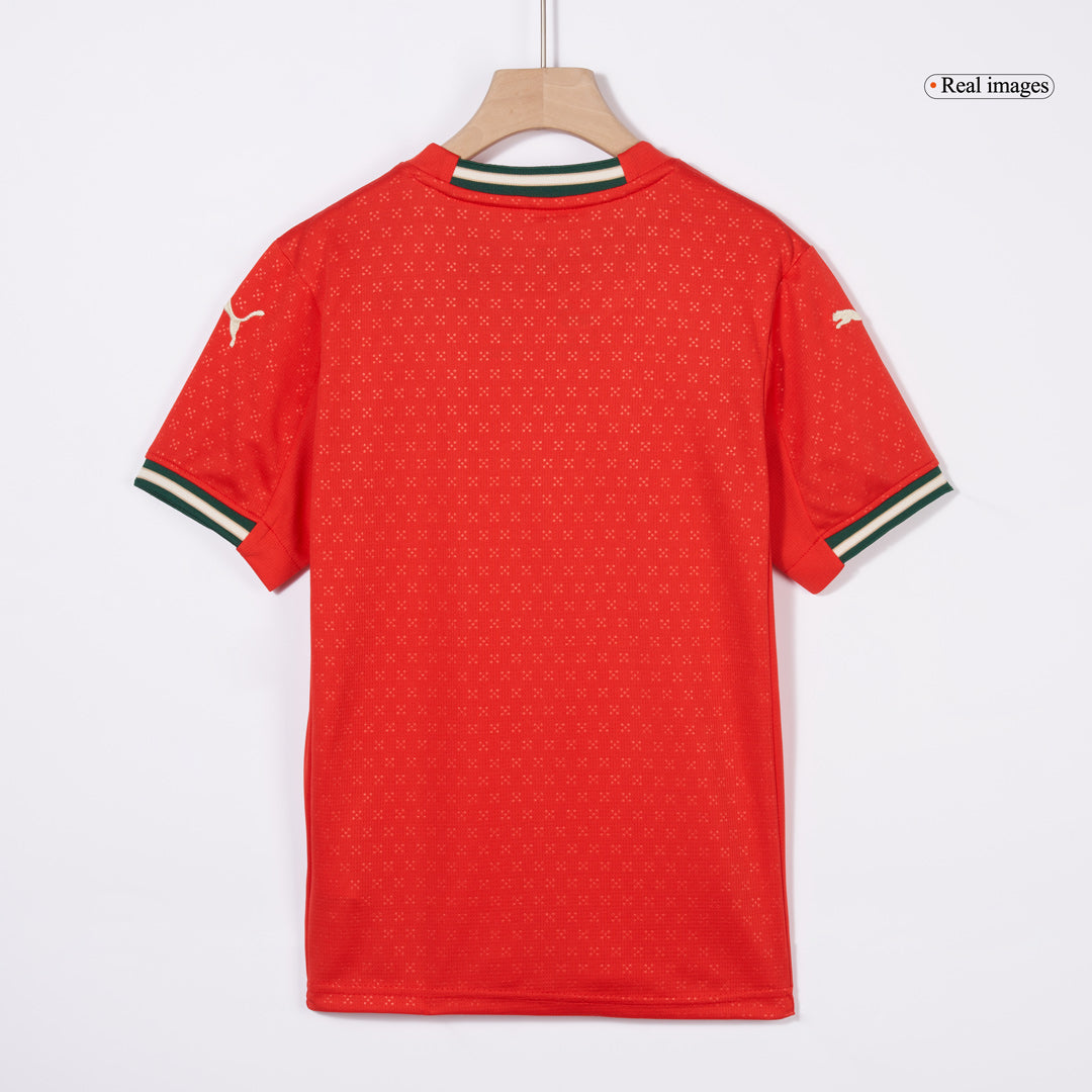 Portugal Home Soccer Jersey Kit 2025 Kids(Jersey+Shorts)