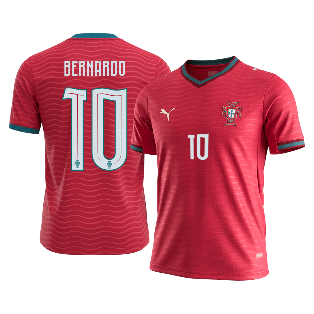 BERNARDO #10 Portugalski domači nogometni dres Svetovno prvenstvo 2026