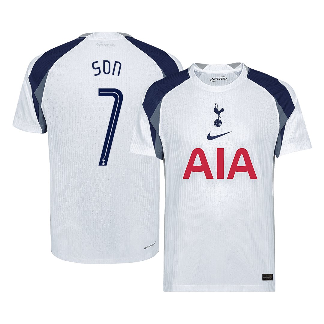 Tottenham Hotspur SON #7 Home Soccer Jersey Authentic 2025/26 - UCL Edition