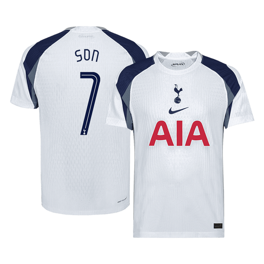 Tottenham Hotspur SON #7 Home Soccer Jersey Authentic 2025/26 - UCL Edition