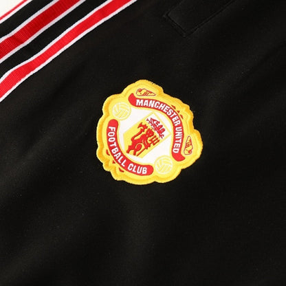 Manchester United Jakna Trenirka 2025/26 Rdeča&Črna