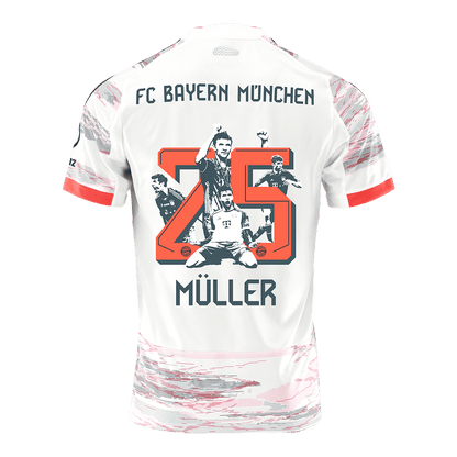 Bayern Munich MÜLLER Special #25 Away Soccer Jersey 2025/26 - Special