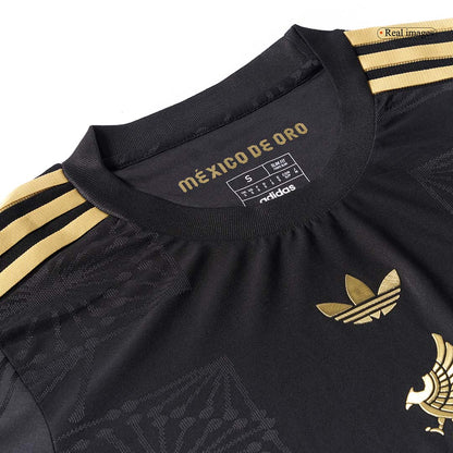 Authentic Mexico Long Sleeve Third Away Soccer Jersey 2025 - Gold Cup