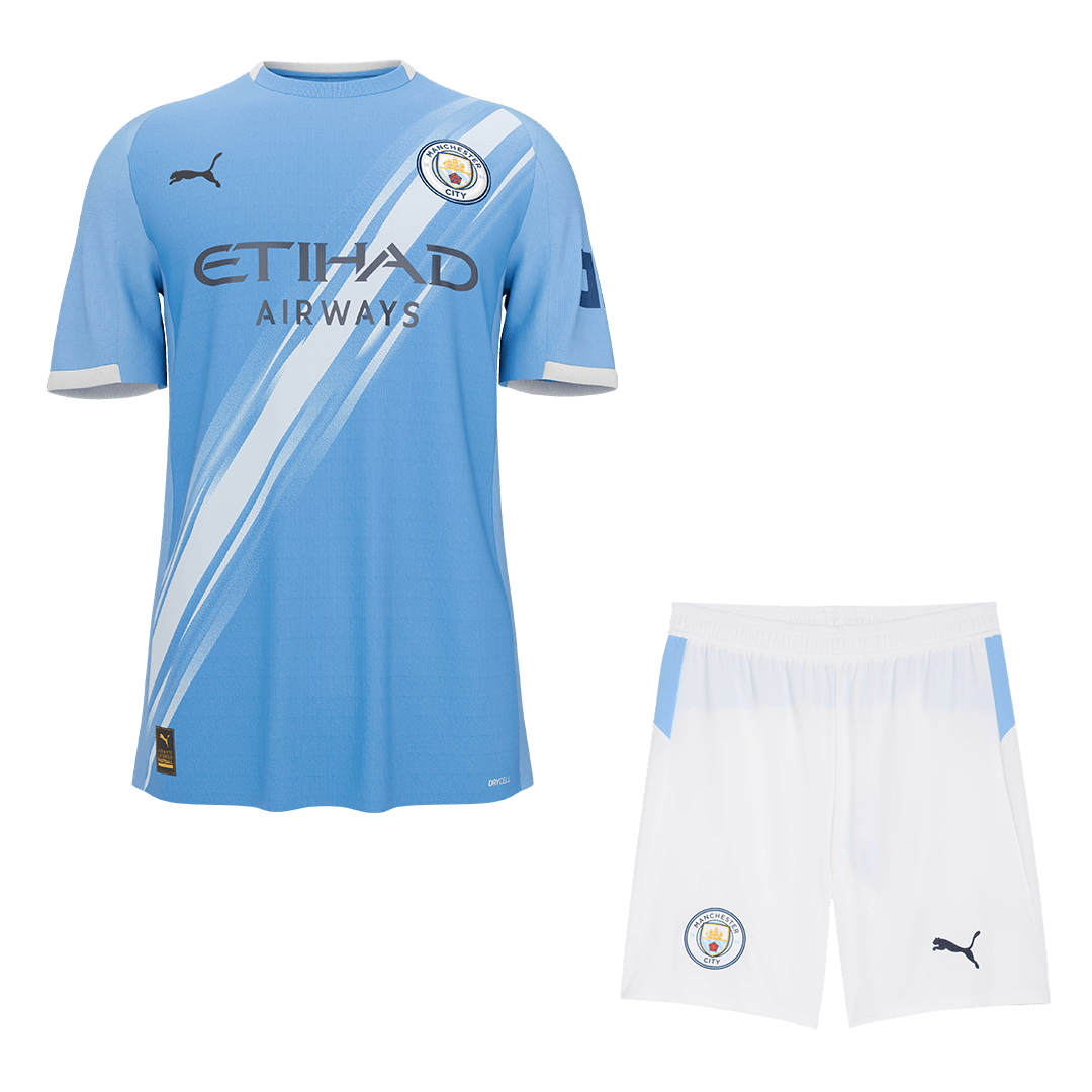 Kit de camiseta local del Manchester City 2025/26