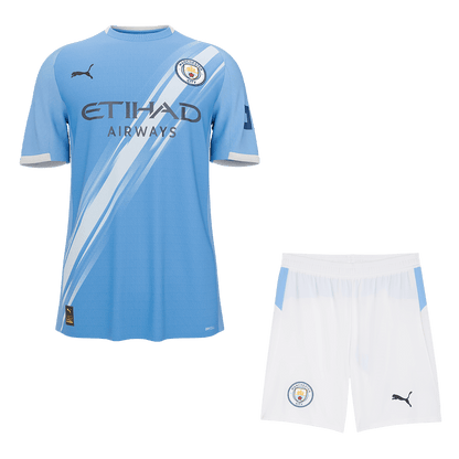 Kit de camiseta local del Manchester City 2025/26