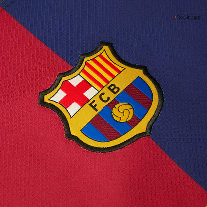 RAPHINHA #11 Domači dres FC Barcelona 2024/25, rdeče-moder - Liga prvakov