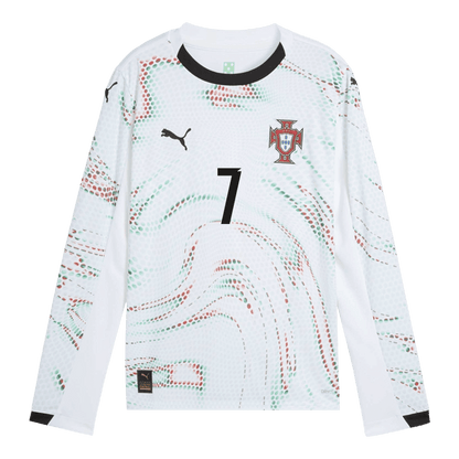 RONALDO#7Portugal Nogometni dres Gostujo?i 2025 Dolgi rokavi