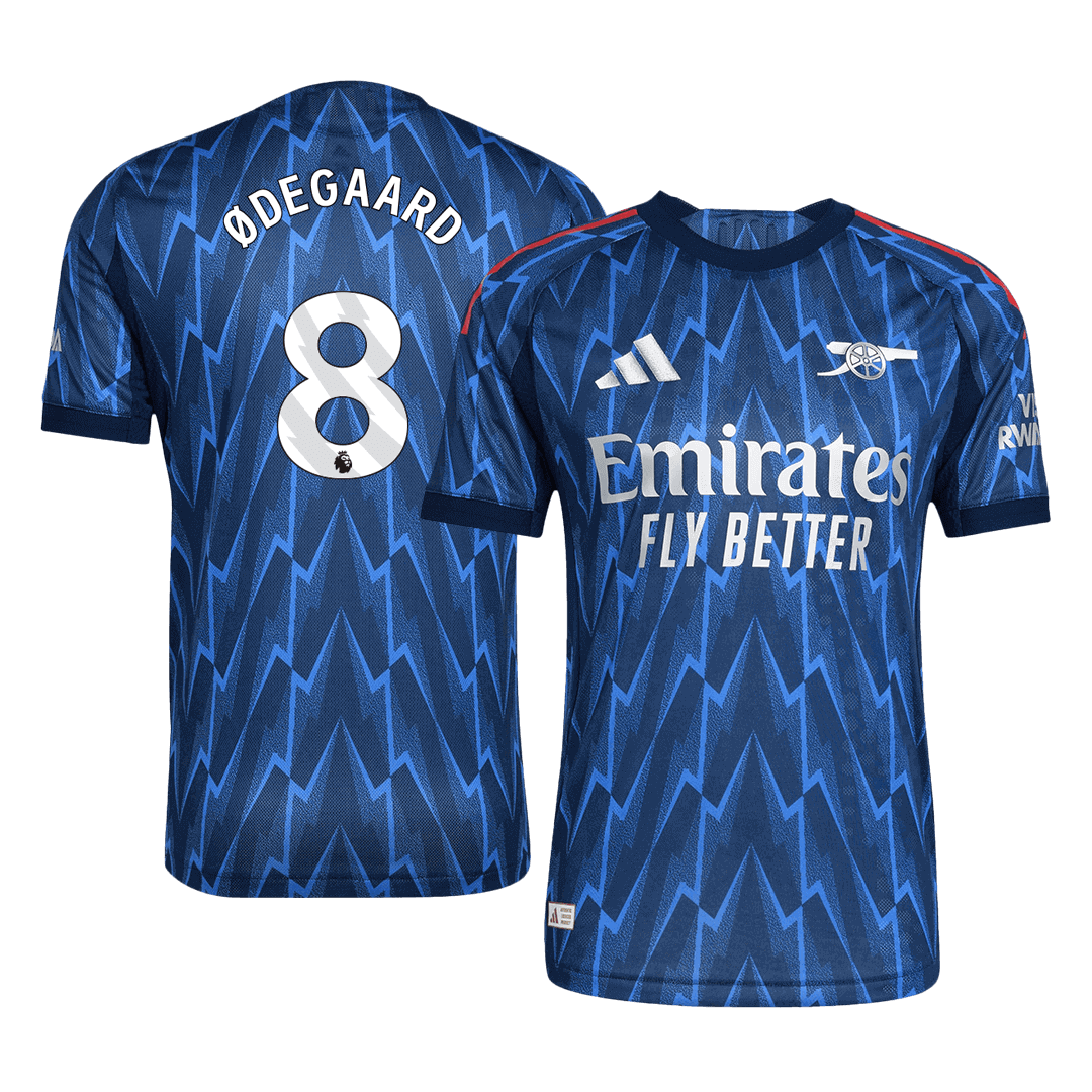 ØDEGAARD #8 arsenal Away Authentic Soccer Jersey 2025/26