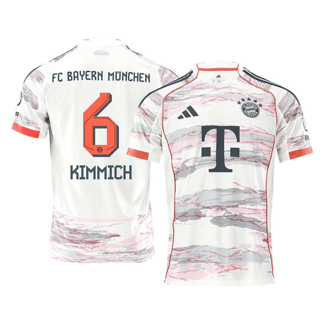 Camiseta de fútbol de visitante del Bayern Múnich para hombre KIMMICH #6 2025/26