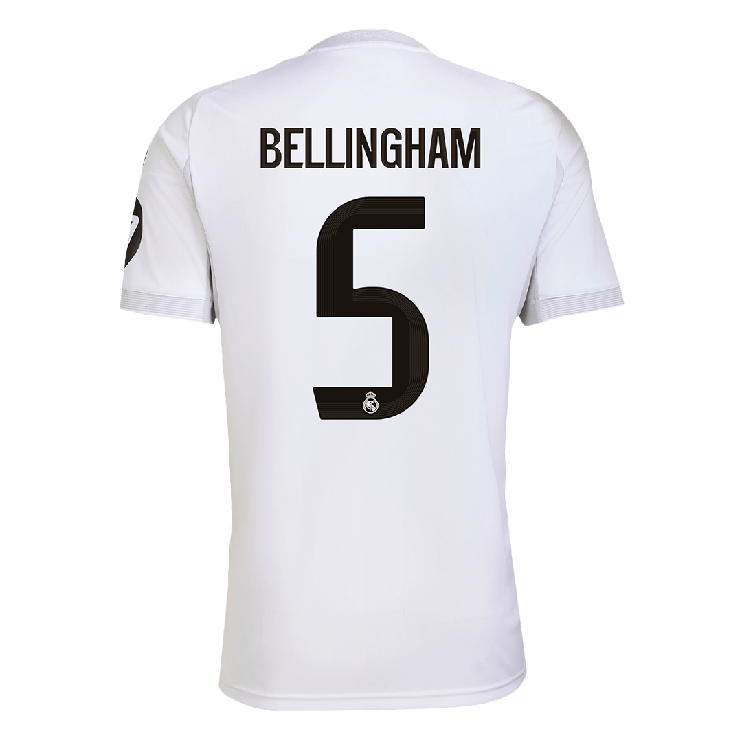 Real Madrid BELLINGHAM #5 Home Soccer Jersey 2025/26