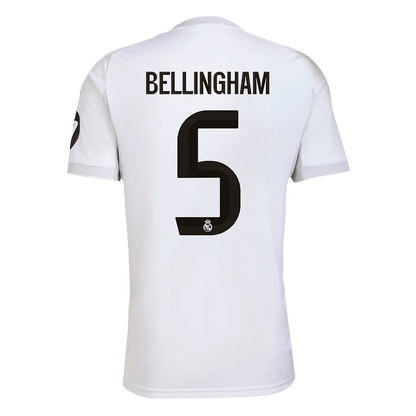Real Madrid BELLINGHAM #5 Home Soccer Jersey 2025/26