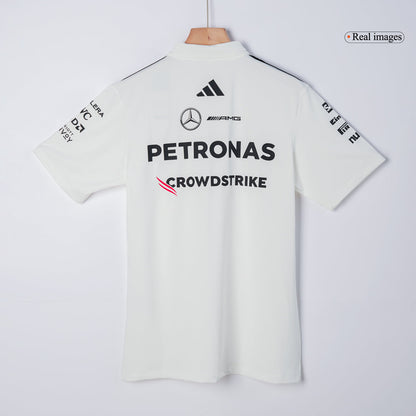 Mercedes AMG Petronas F1 2025 Team Polo White