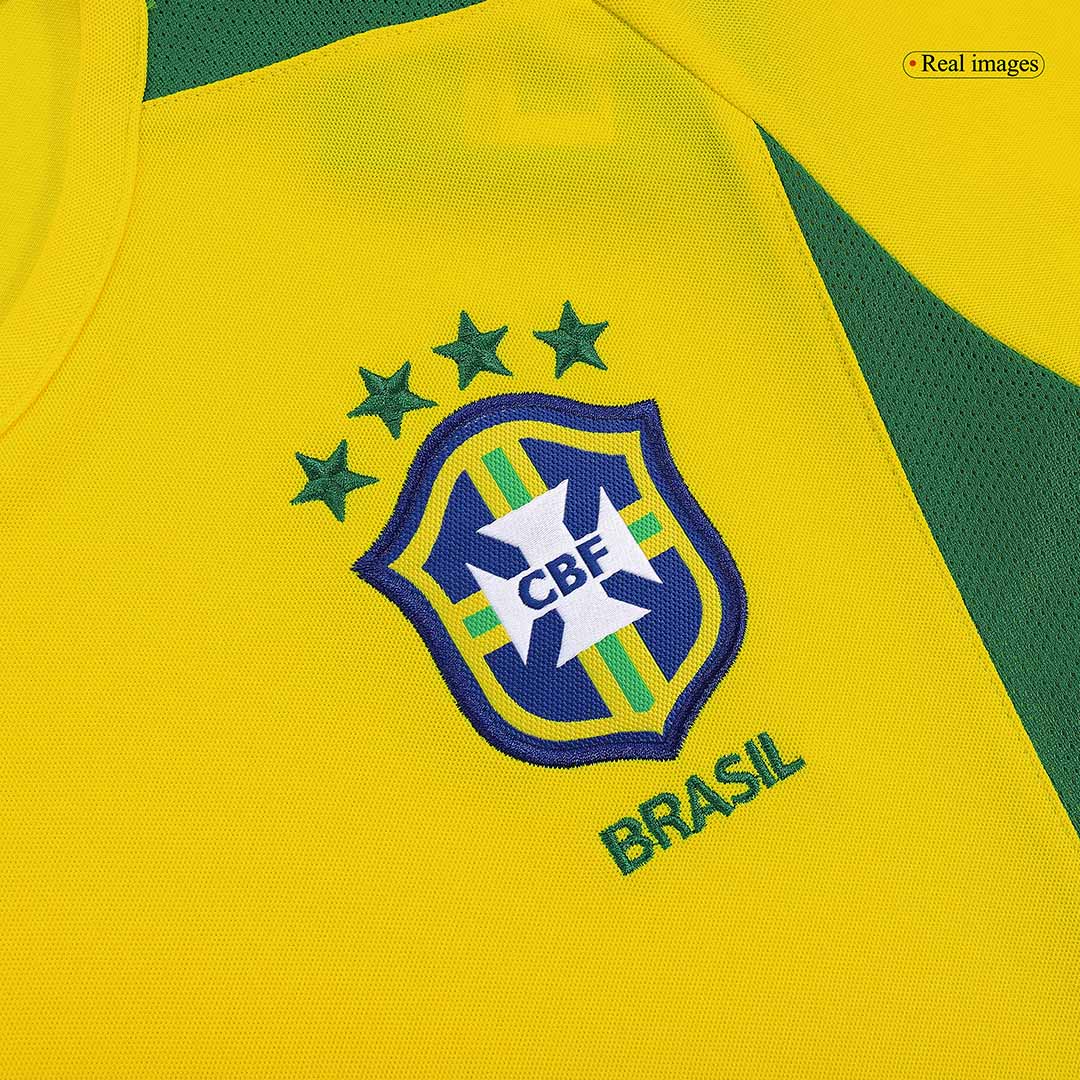 Camiseta de fútbol retro de Brasil 2002/03 RONALDO #9 local