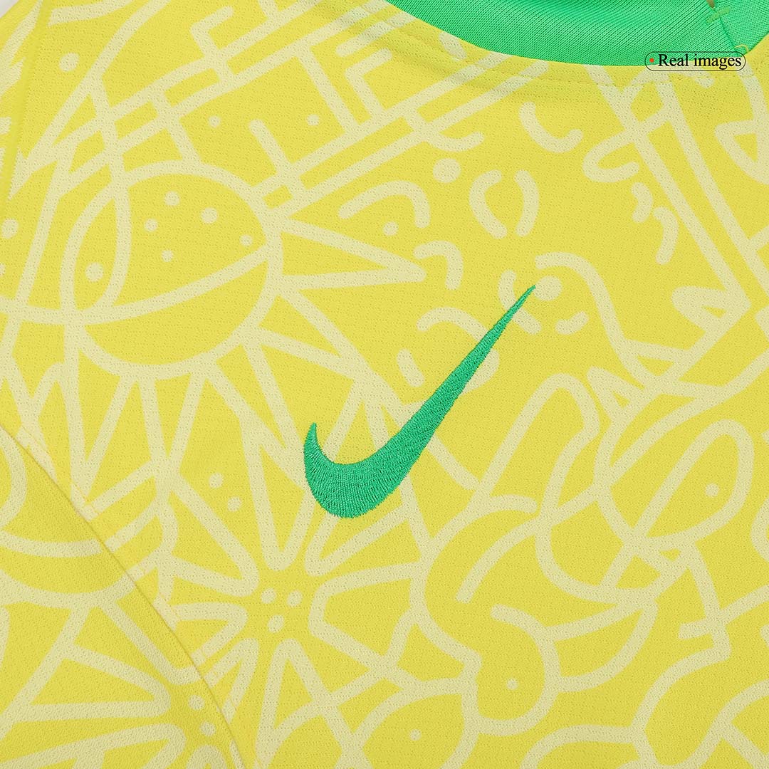 RAPHINHA #11 Brazil Home Soccer Jersey Copa America 2024