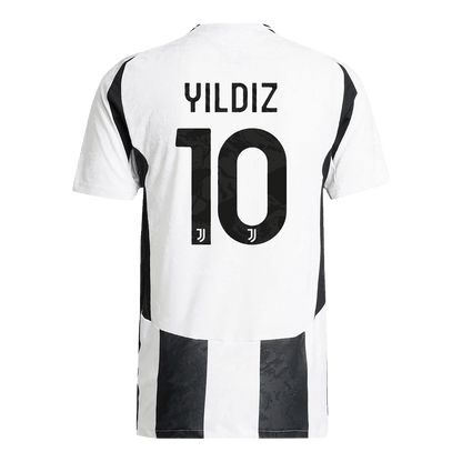 Camiseta de fútbol local YILDIZ #10 Juventus auténtica 2024/25 - Patrocinador Save The Children