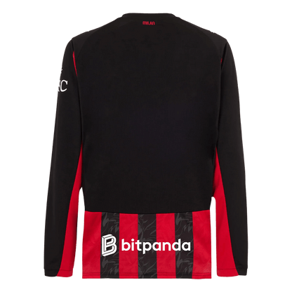 AC Milan Home Long Sleeve Jersey 2025/26