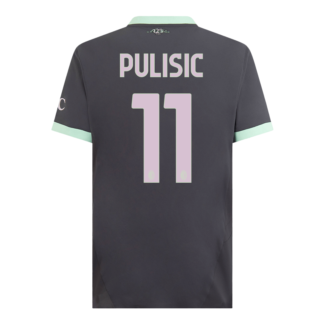 Avtentičen nogometni dres PULISIC #11 AC Milan, tretja gostujoča majica 2024/25