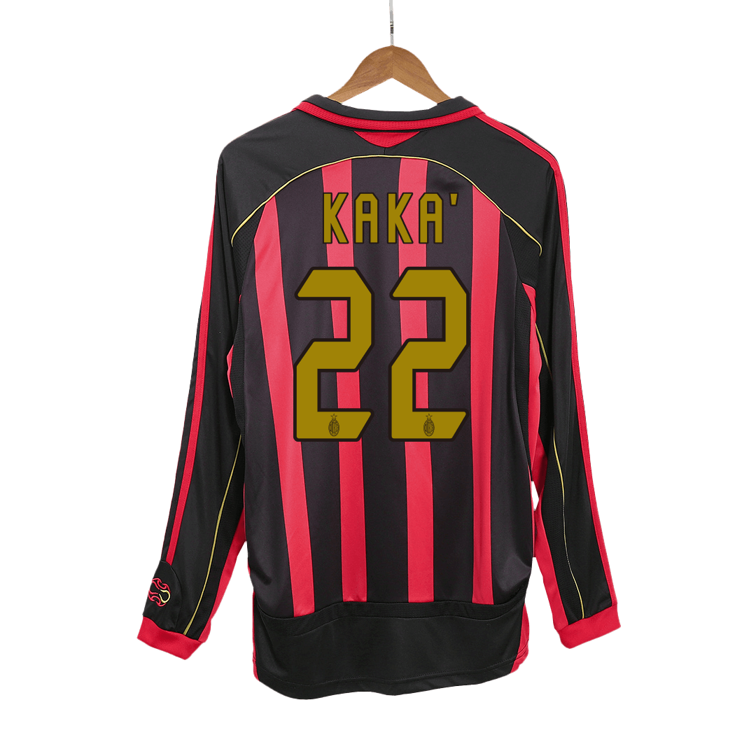 Camiseta Retro de Fútbol KAKÁ #22 AC Milán Local 2006/07