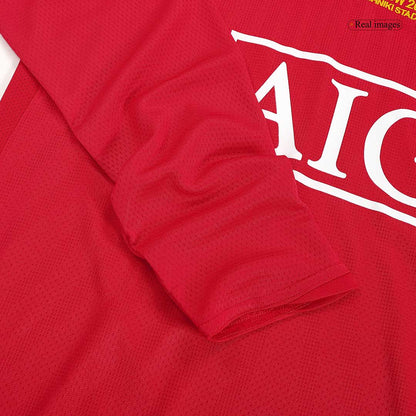 ROONEY #10 Manchester United Retro Jersey Home Soccer Shirt 2007/08 - UCL Final