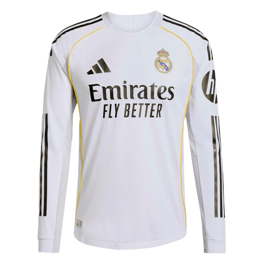 Real Madrid Nogometni dres Doma?i 2025/26 Dolgi rokavi Authentic