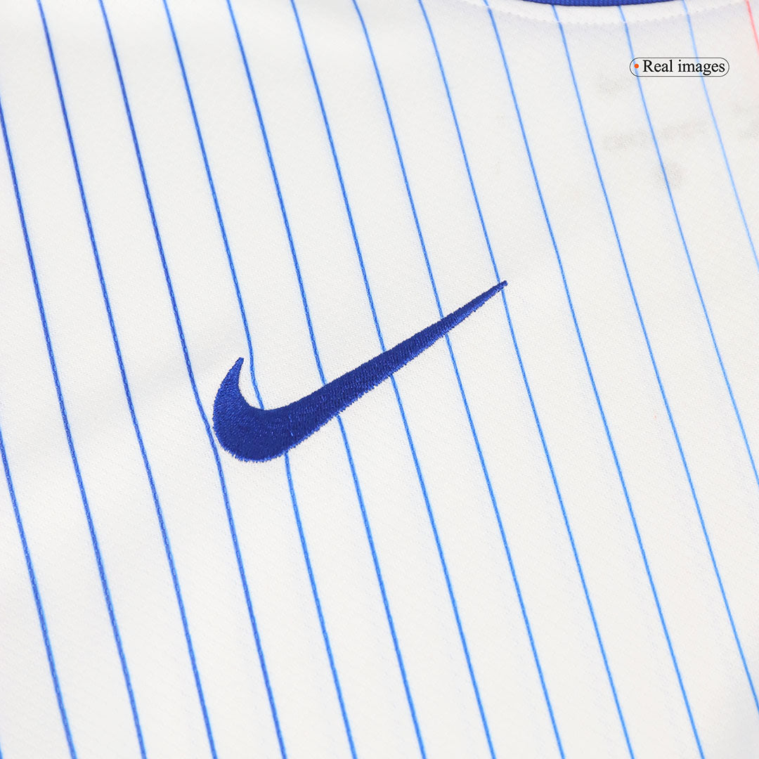 France Away Soccer Jersey Euro