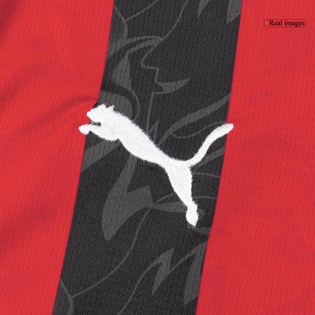 GIMENEZ #7 AC Milan Home Soccer Jersey 2025/26 Red&Black