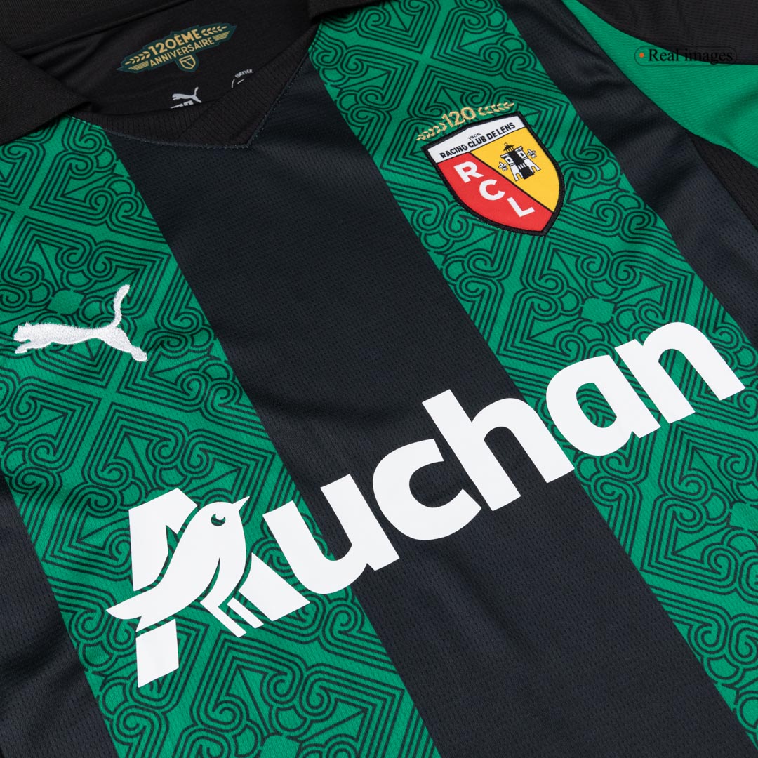 THAUVIN#10 RC Lens Camiseta de Fútbol Visitante 25/26 Verde y Negro