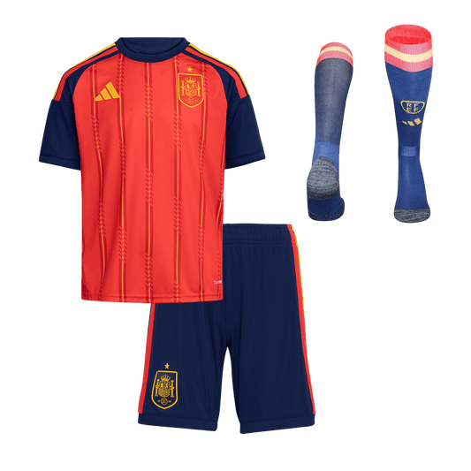 España Equipaciones Mundial Niños Fútbol Kit Completo 2026