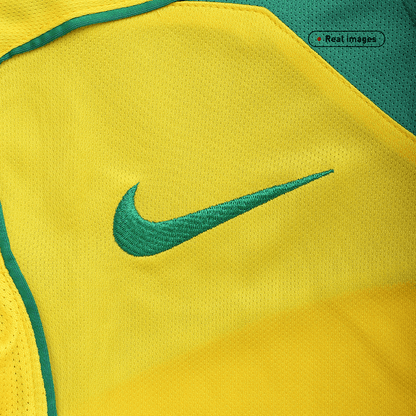 2004 Brazilski Doma?i Rumeni Retro Dres