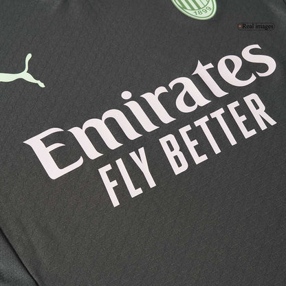 Avtentičen nogometni dres PULISIC #11 AC Milan, tretja gostujoča majica 2024/25