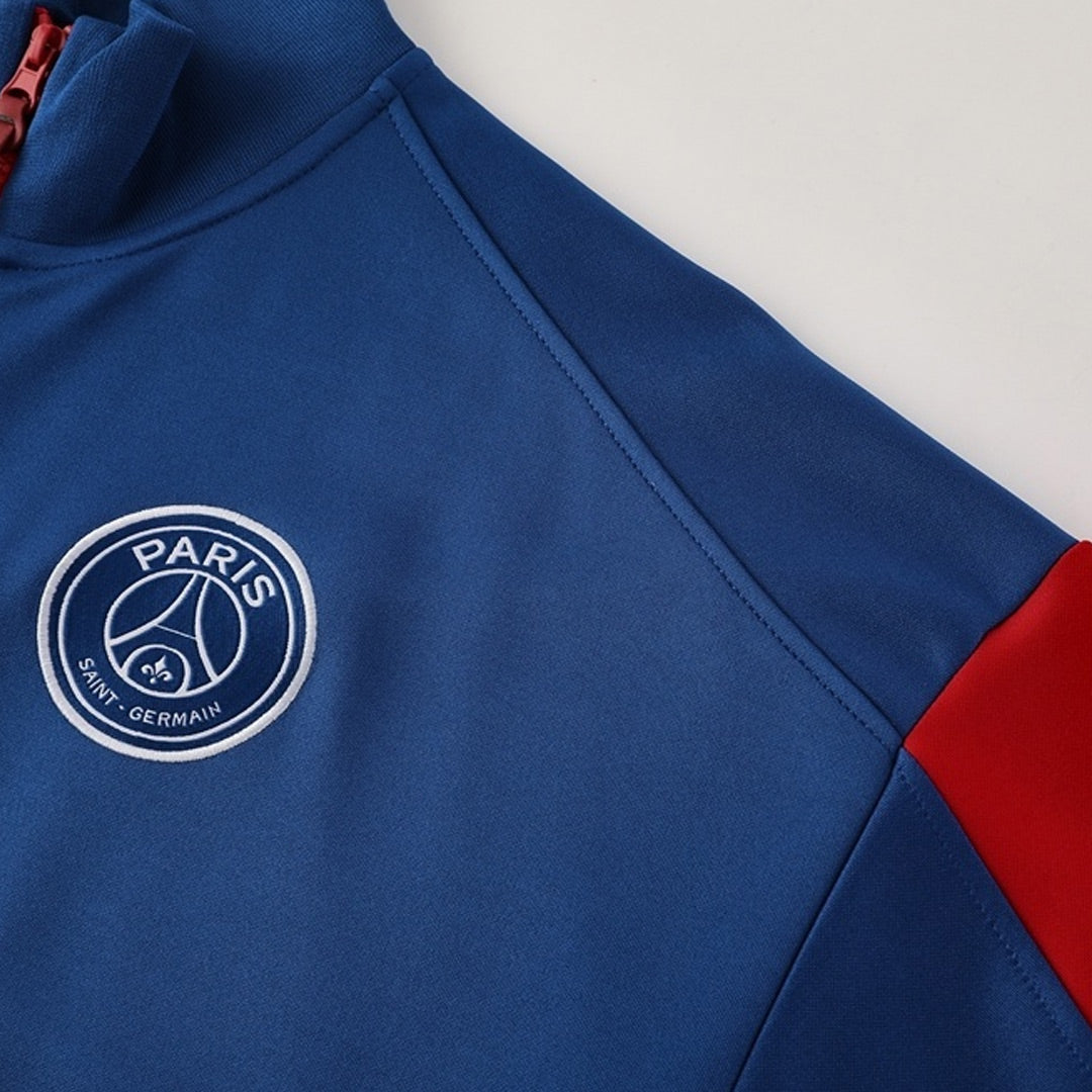 Chaqueta Deportiva PSG 2025/26 - Azul Marino y Rojo