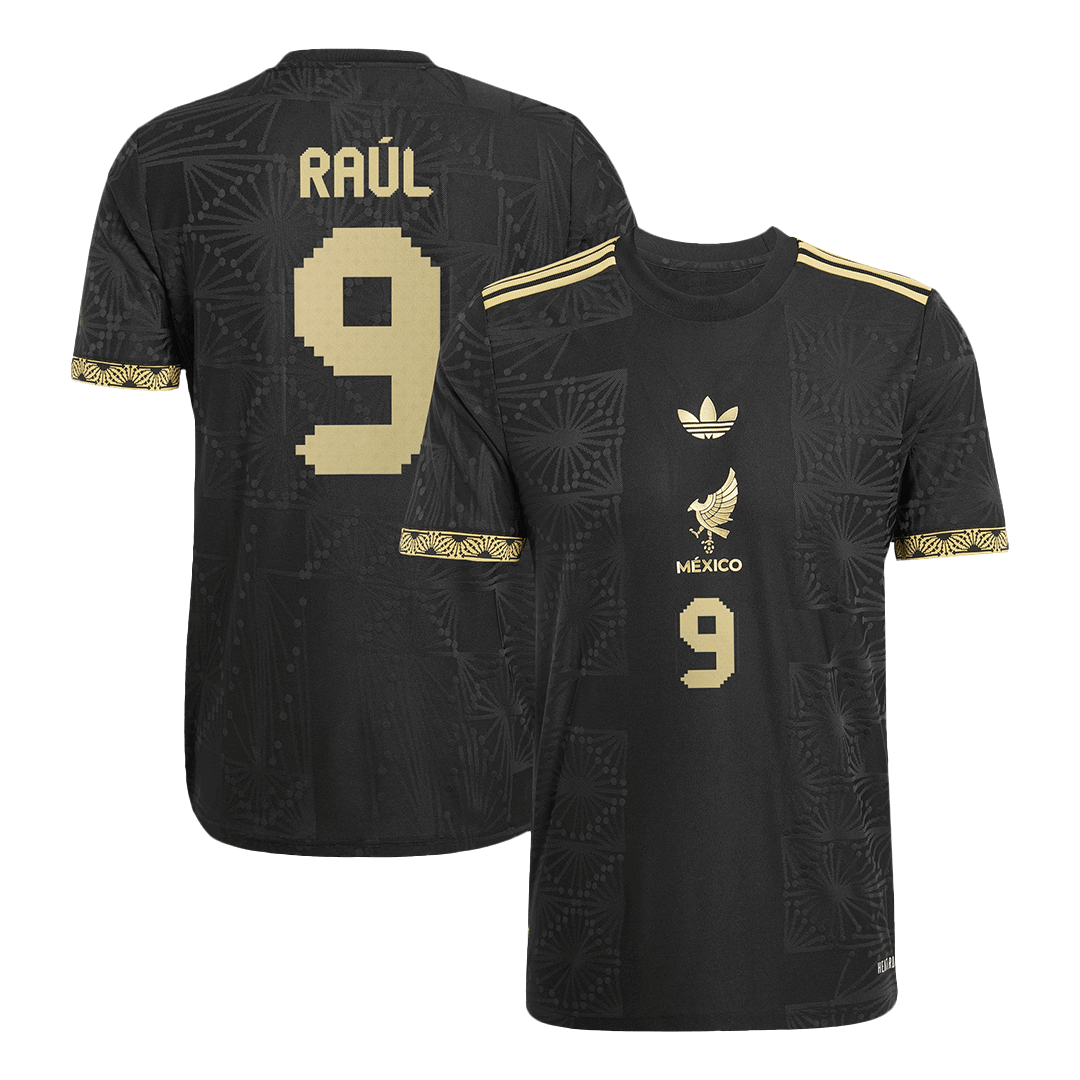 Camiseta de fútbol auténtica RAÚL #9 México Tercera Equipación Copa Oro 2025