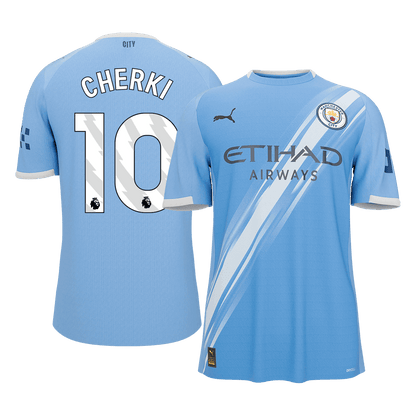 Camiseta de fútbol de local del Manchester City 2025/26 CHERKI #10