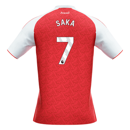 SAKA #7 Arsenal Home Soccer Jersey 2025/26 Red